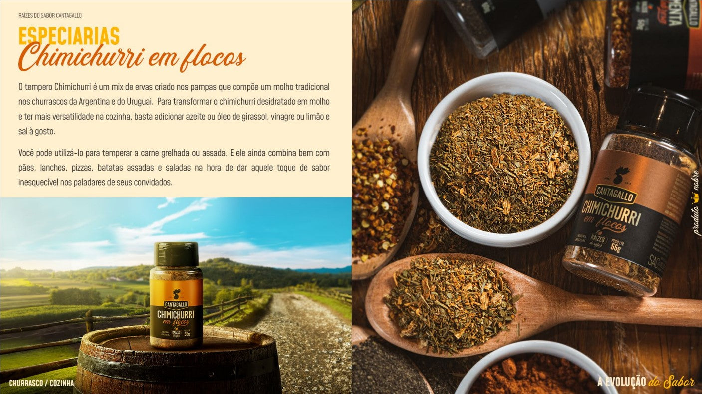 Hojuelas Chimichurri CantaGallo 55g