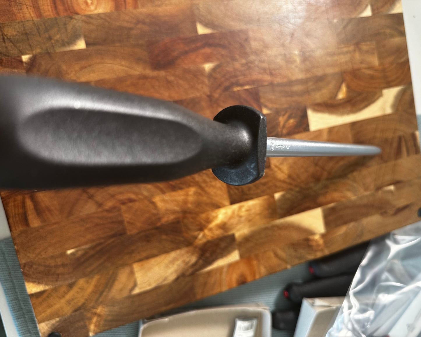Fuzil/Chaira Chaira Victorinox Aço Polido 30cm – Cabo Preto