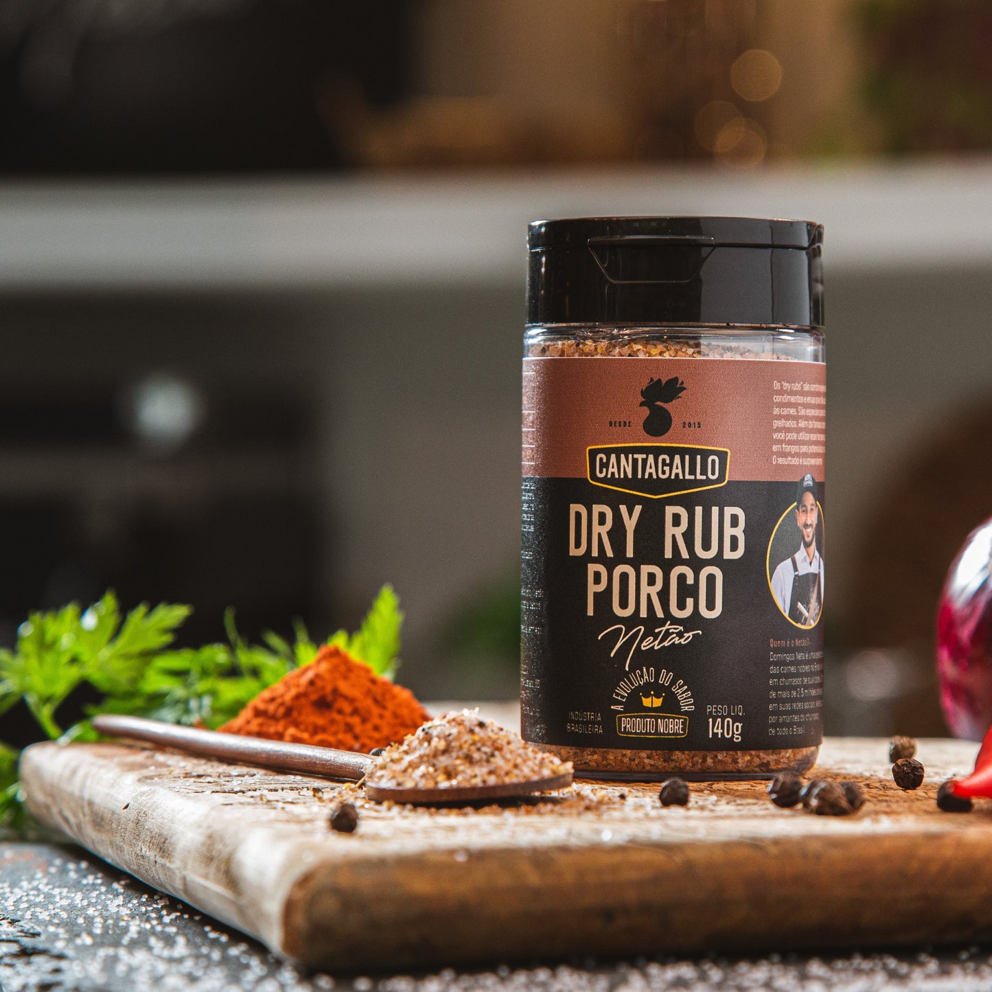 Dry Rub Para Porco CantaGallo by Netão 140g
