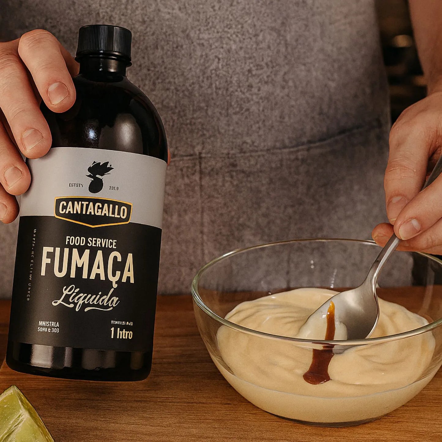 Fumaça Líquida CantaGallo 1L - Sabor Defumado Autêntico