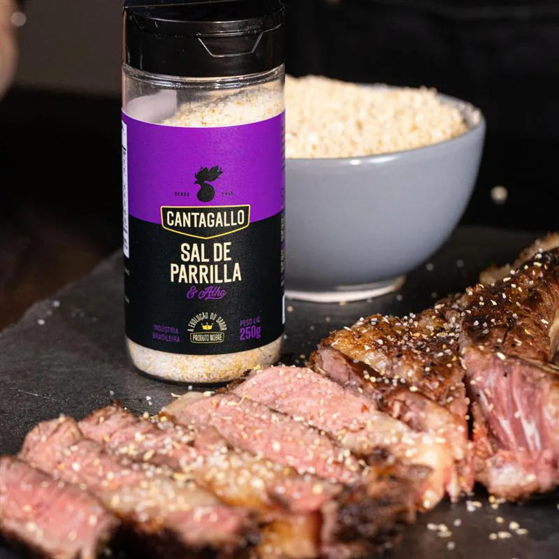 Sal de Parrilla e Alho CantaGallo 250g