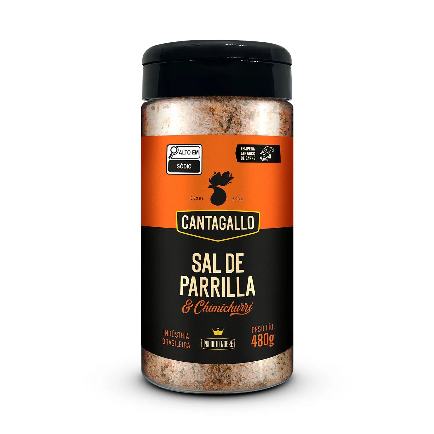 Sal de Parrilla e Chimichurri CantaGallo 480G - Pote
