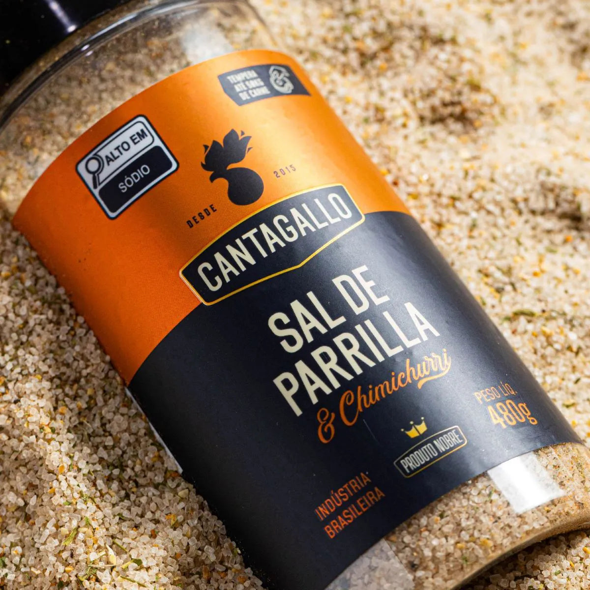 Sal de Parrilla e Chimichurri CantaGallo 480G - Pote