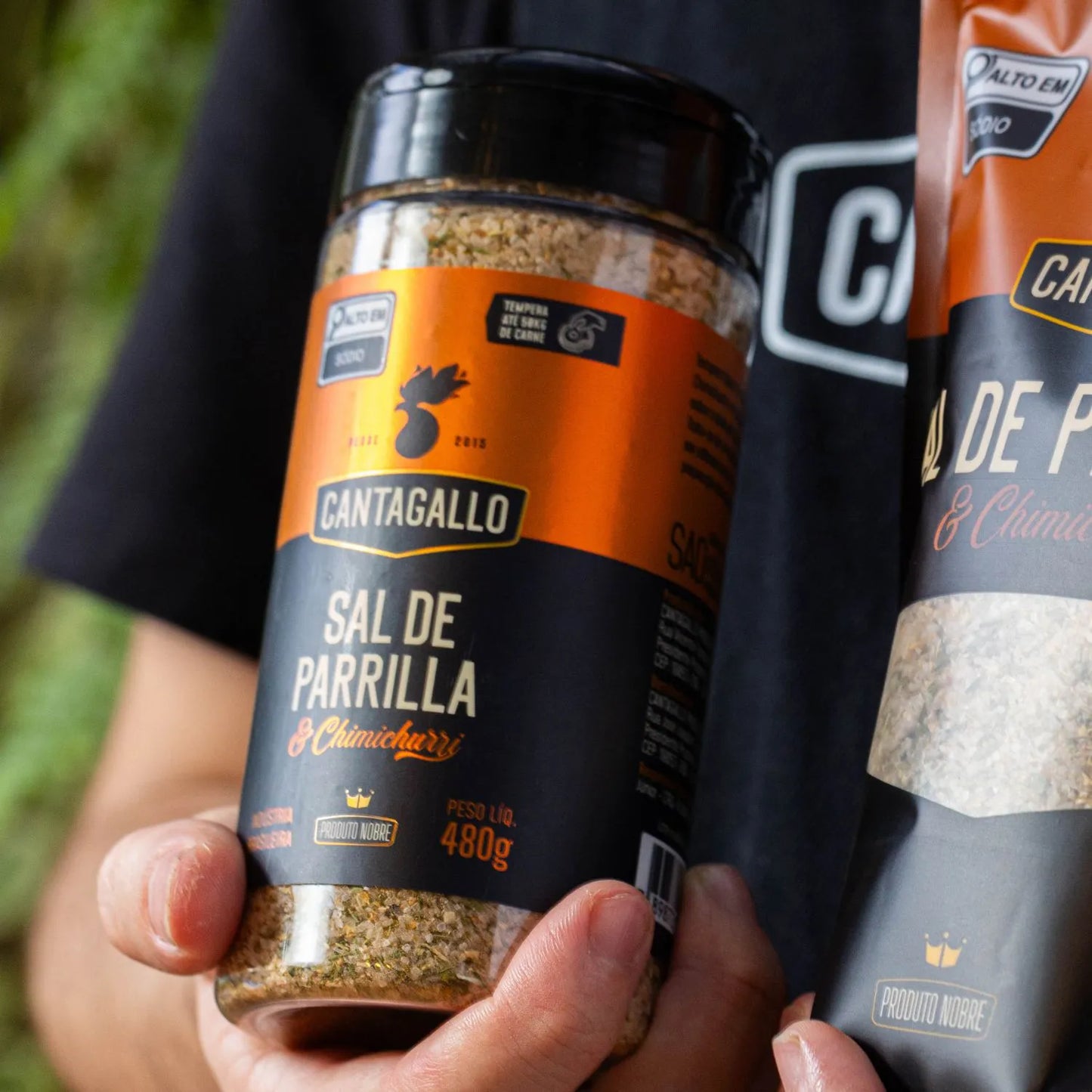 Sal de Parrilla e Chimichurri CantaGallo 480G - Pote