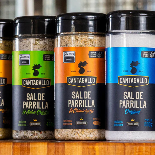 Sal de Parrilla e Chimichurri CantaGallo 480G - Pote