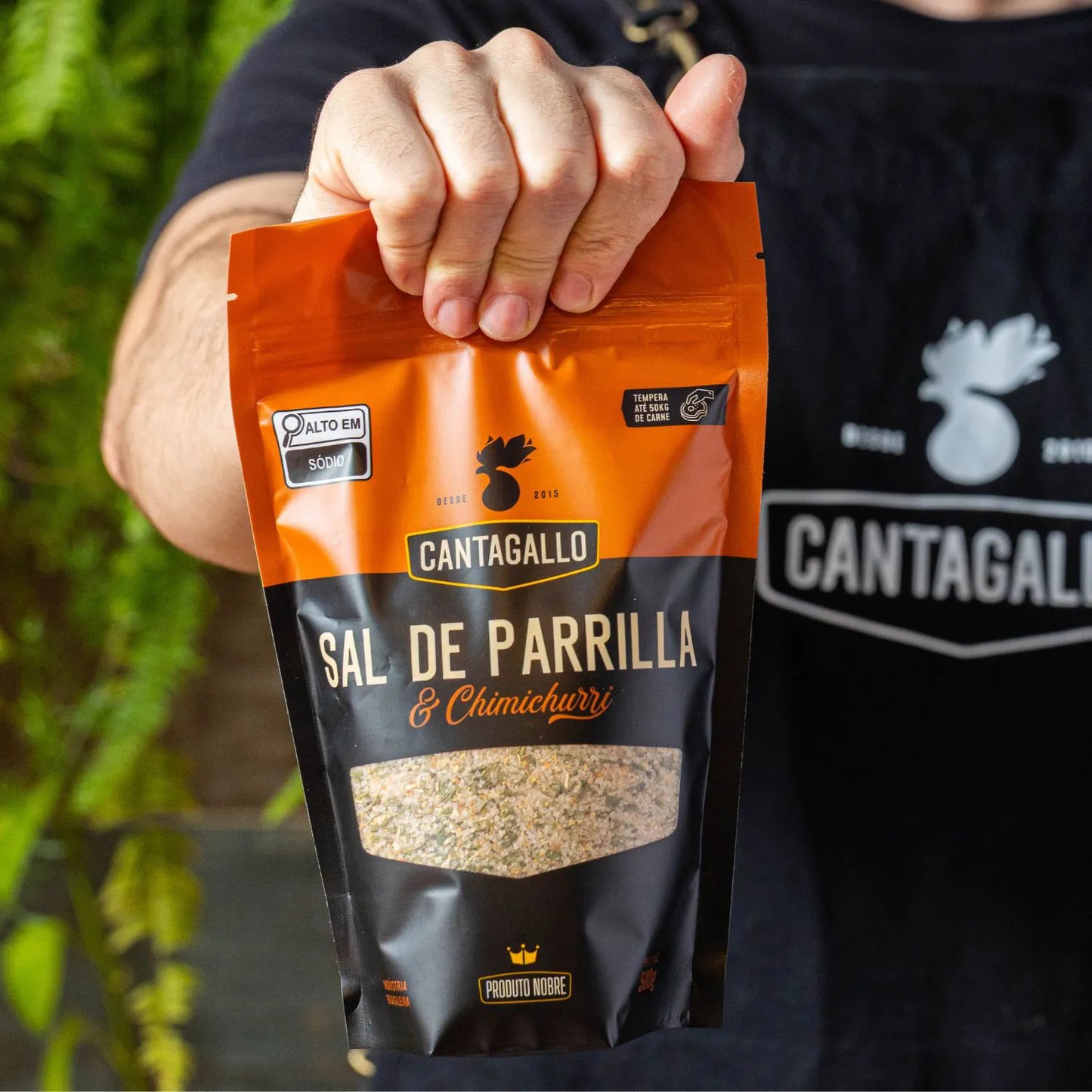 Sal de Parrilla e Chimichurri CantaGallo 500G - Refil Econômico
