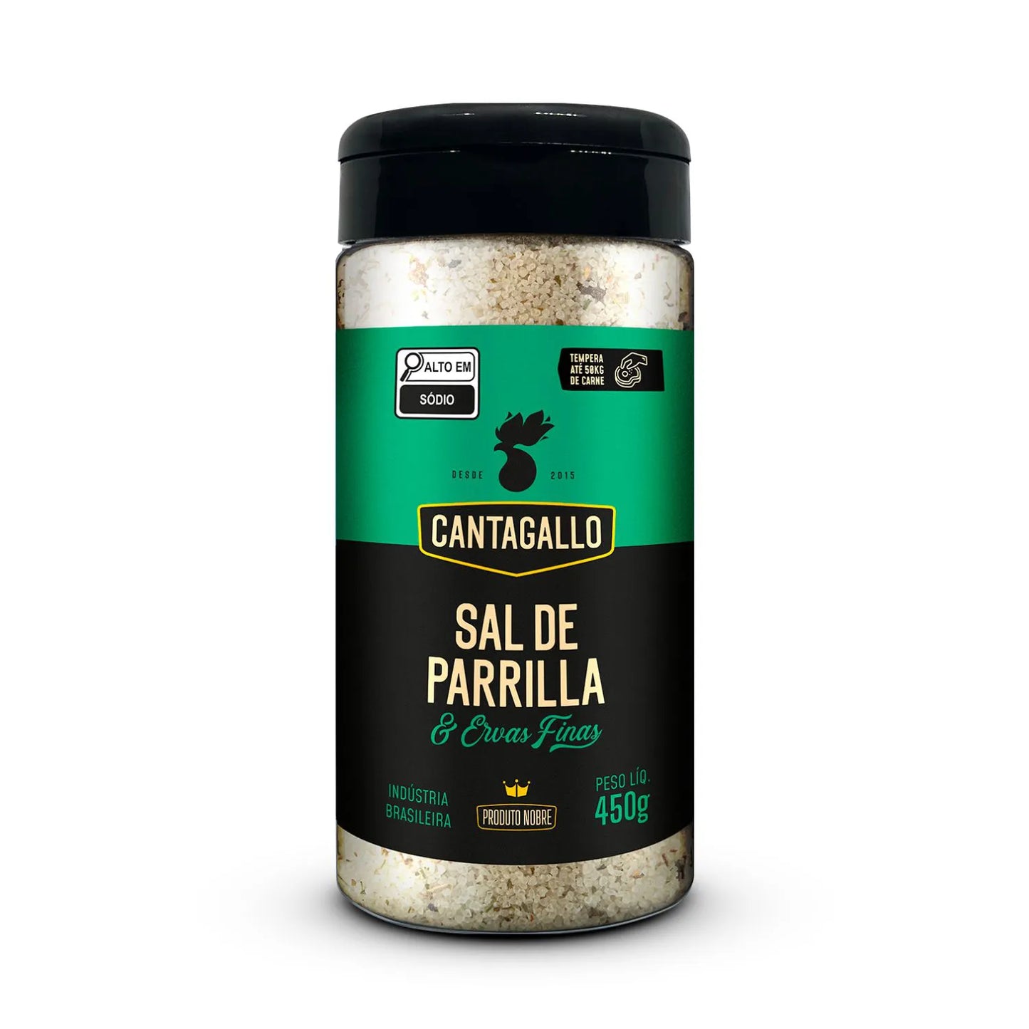 Sal de Parrilla e Ervas Finas CantaGallo 450G - Pote