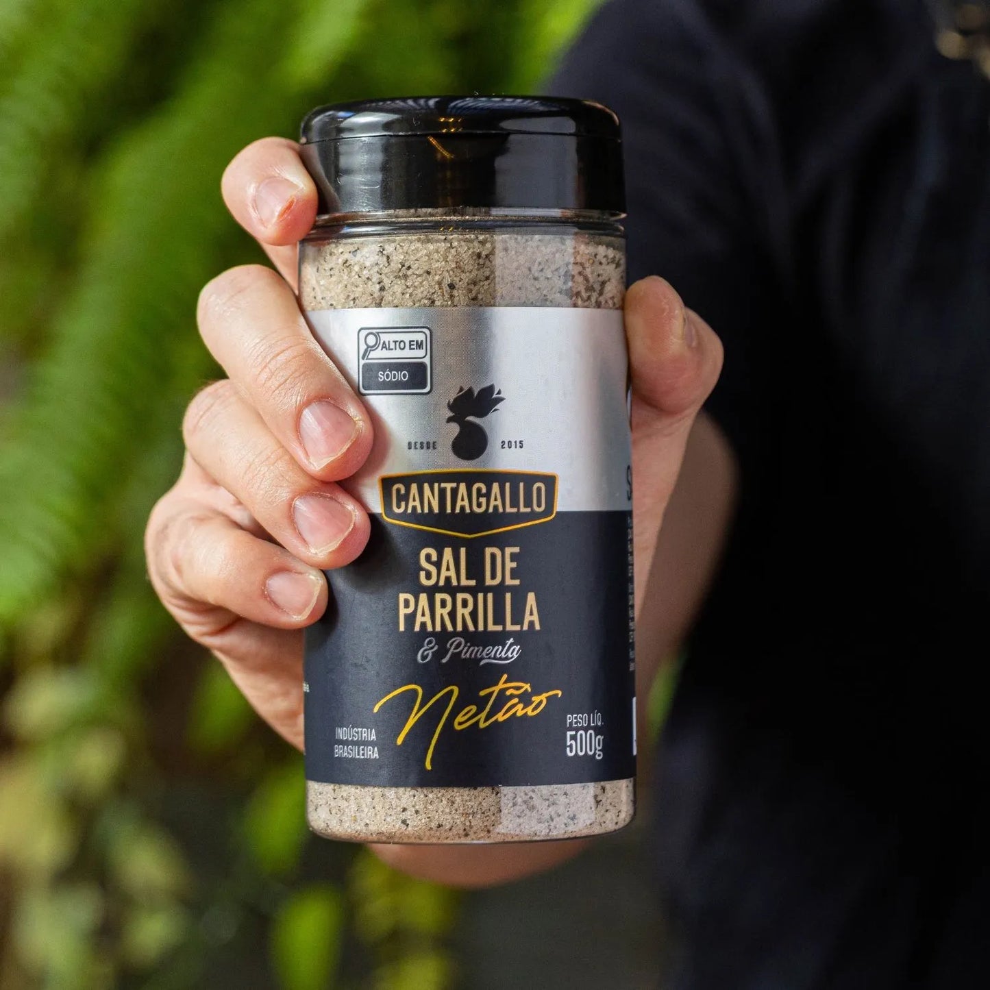 Sal de Parrilla e Pimenta by Netão CantaGallo 500G - Pote