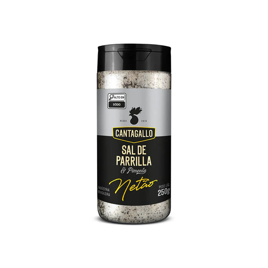 Sal de Parrilla e Pimenta CantaGallo by Netão 250g
