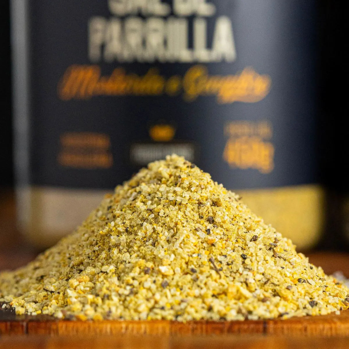 Sal de Parrilla Mostarda e Gengibre CantaGallo 450G -Pote