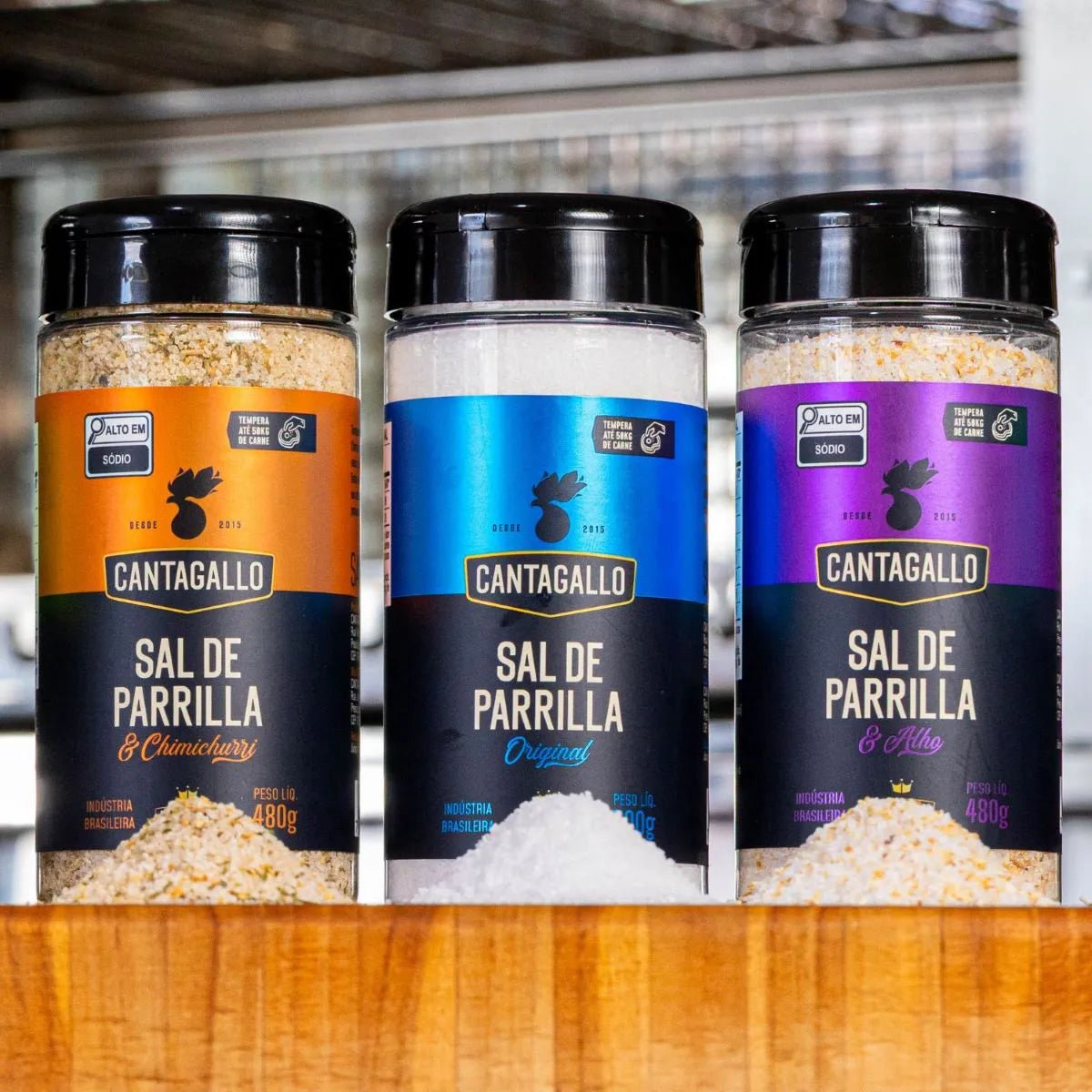 Sal de Parrilla Original CantaGallo 500G - Pote
