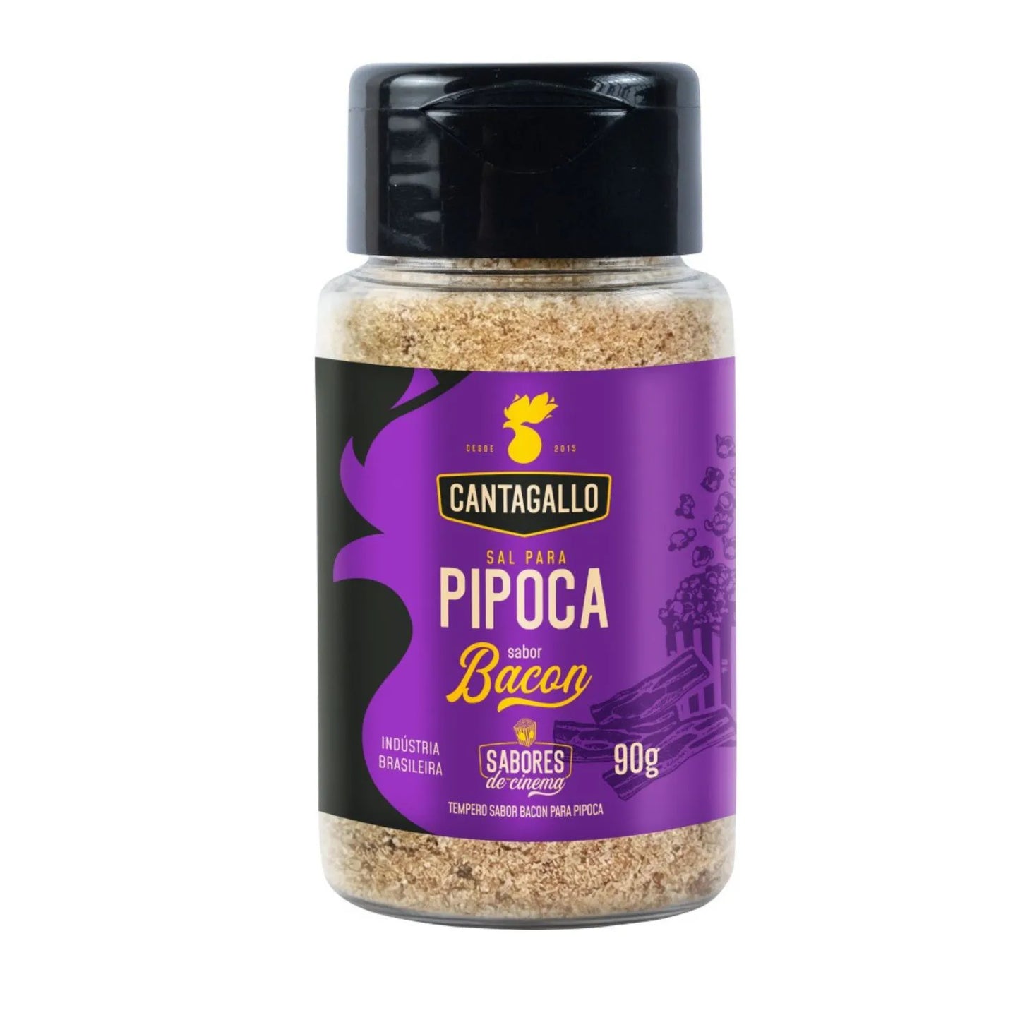 Sal para Pipoca Sabor Bacon CantaGallo 90g