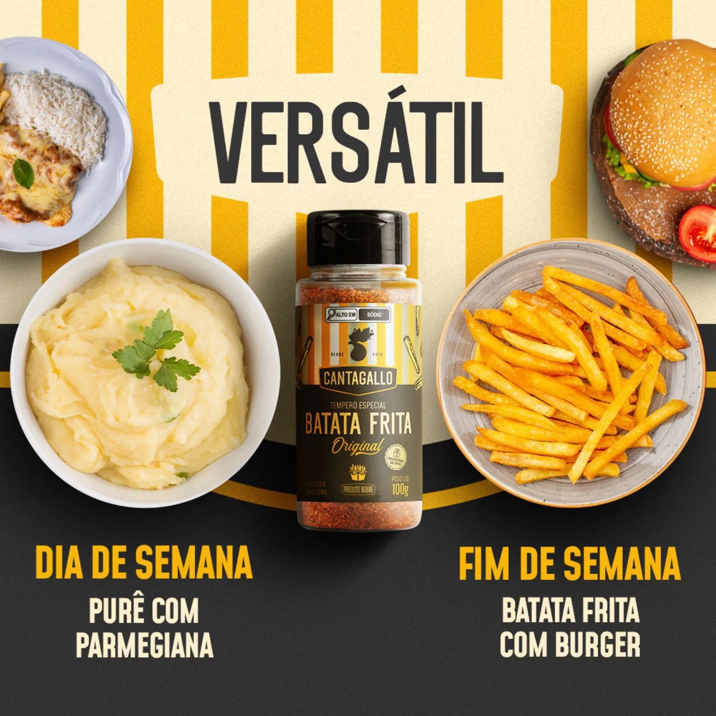 Tempero Especial Batata Frita Original CantaGallo 100g