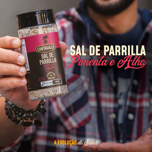 Sal de Pimiento Parrilla y Ajo CantaGallo de Netão 250g