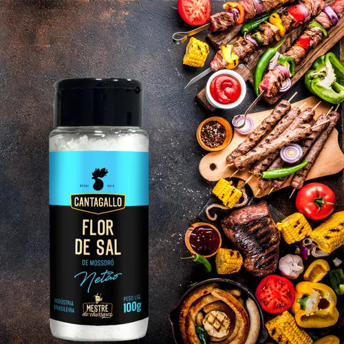 Flor De Sal De Mossoró CantaGallo 100g Netão