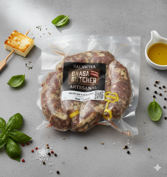 Salsicha Fresca Brasa c/ Queijo Coalho