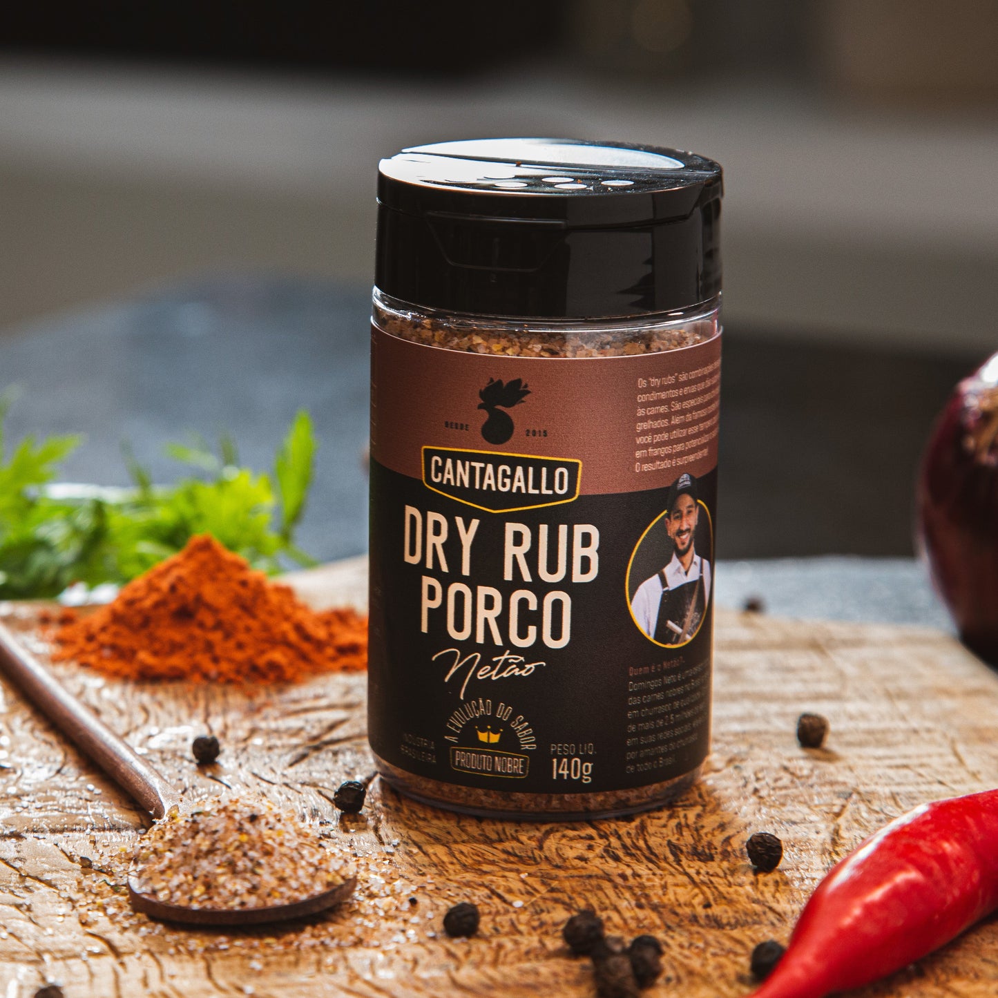 Dry Rub Porco - CantaGallo by Netão 140g