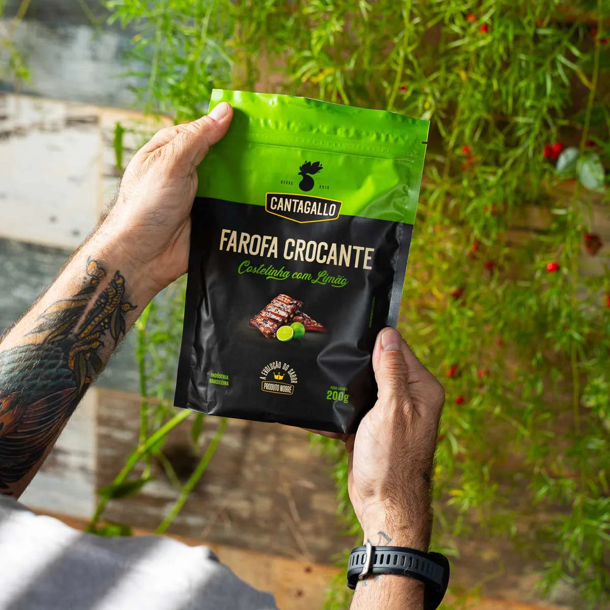 Farofa Crocante Costelinha com Limão CantaGallo 200g