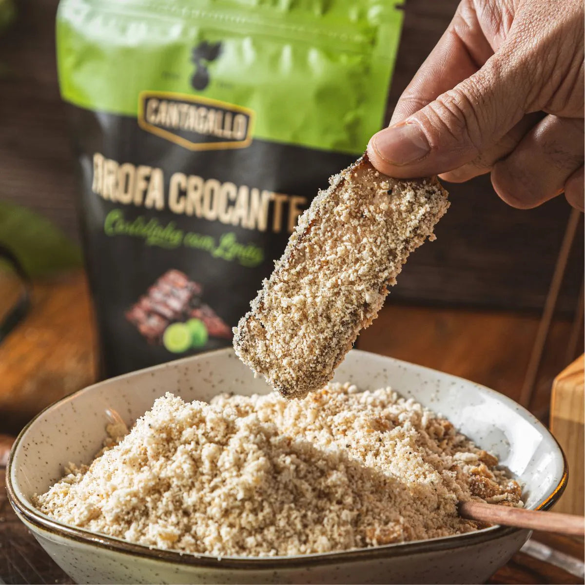 Farofa Crocante Costelinha com Limão CantaGallo 200g