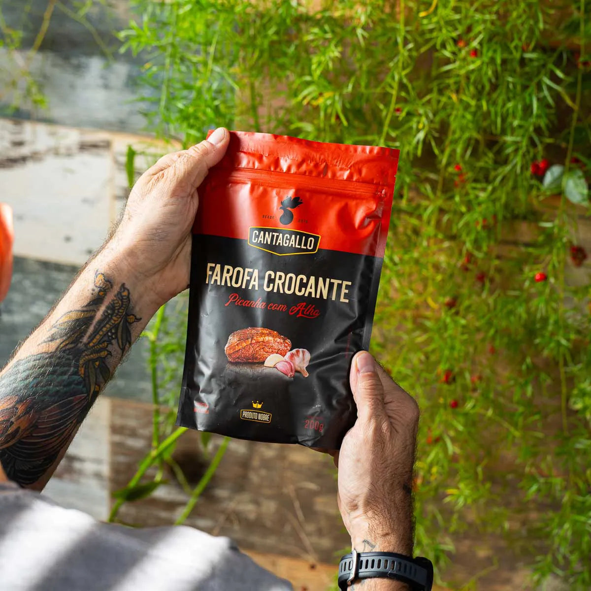 Farofa Crocante de Picanha com Alho CantaGallo 200g
