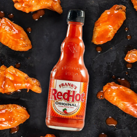 Salsa picante de pimienta de cayena original Frank's RedHot (148 ml)
