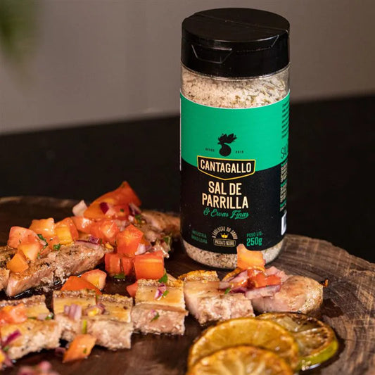 Sal de Parrilla e Ervas Finas CantaGallo 250g