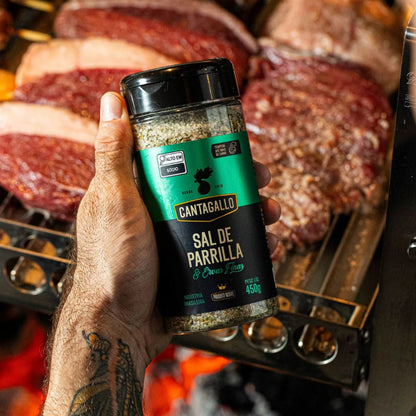 Sal de Parrilla e Ervas Finas CantaGallo 450G - Pote