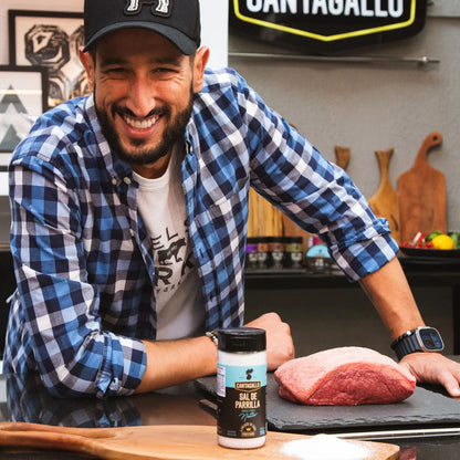 Sal de Parrilla Grãos Finos CantaGallo by Netão 250g - Pote