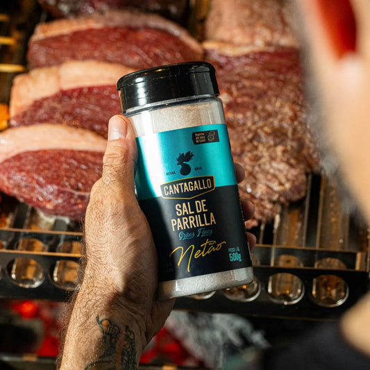 Sal de Parrilla Grãos Finos (Entrefino) By Netão CantaGallo 500G - Pote