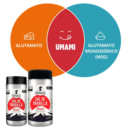 Sal de Parrilla Umami (Quinto Sabor) CantaGallo 500G - Pote