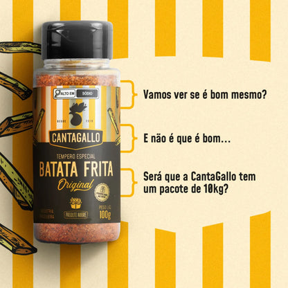 Tempero Especial Batata Frita Original CantaGallo 100g